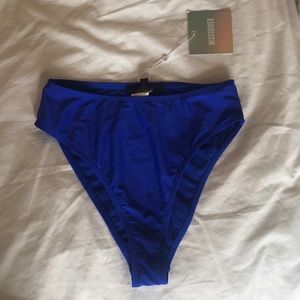 High waisted bikini bottoms